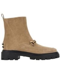 Tod's - Suede Ankle Boots - Lyst