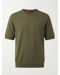 Gucci - Fine Wool Knit Top With Intarsia - Lyst