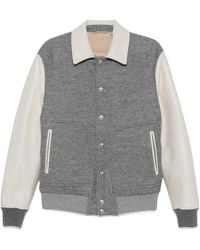 Eleventy - Panelled Wool-Blend Jacket - Lyst