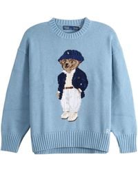 Polo Ralph Lauren - Polo Bear Intarsia-Knit Sweater - Lyst
