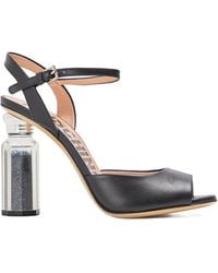 Moschino - Block-Heel High Heels - Lyst