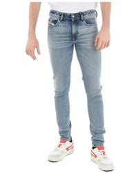 DIESEL - Straight-Leg Slim-Fit Jeans - Lyst
