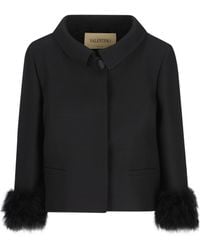 Valentino - Collared Long-Sleeved Casual Jacket - Lyst