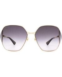 Gucci - Eyewear Square Frame Sunglasses - Lyst