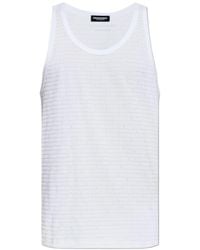 DSquared² - Allover Logo Printed Tank Top - Lyst