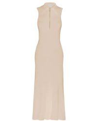 Victoria Beckham - Mira Zip-Up Midi Dress - Lyst