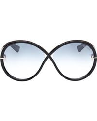 Tom Ford - Eyewear Edie Round Frame Sunglasses - Lyst