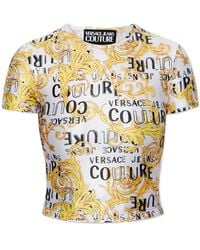 Versace Jeans Couture - Couture Barocco-Printed Crewneck T-Shirt - Lyst