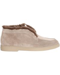 Santoni - Shearling Lined Desert Boots - Lyst