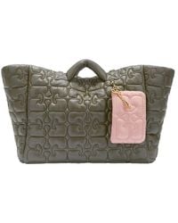 Ganni - Quilted Re-Tech Xxl Tote Bag - Lyst