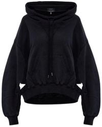 R13 - Cropped Cotton Hoodie - Lyst