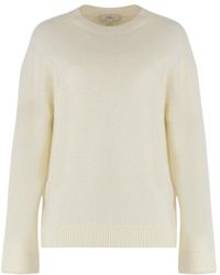 Vince - Cashmere Crew Neck Knitted Sweater - Lyst
