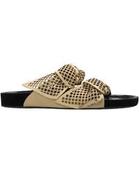 Isabel Marant - Lennyo Cutout Slides - Lyst
