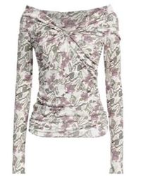 Isabel Marant - Off Shoulder Long Sleeve T-Shirt - Lyst