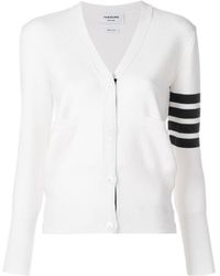 Thom Browne - 4-Bar Milano Stitch Buttoned Cardigan - Lyst