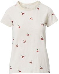 Rag & Bone - Cherry-Printed Crewneck T-Shirt - Lyst