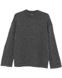 Max Mara - Studio Pisano Crewneck Long-Sleeved Jumper - Lyst
