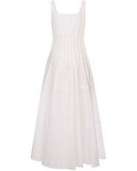 Max Mara - Studio Feltre Structured Bodice Midi Dress - Lyst