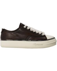 Represent - Vintage Leather Thick Sole Low-Top Sneakers - Lyst
