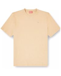 DIESEL - T-Adjust-Met Logo Lettering Crewneck T-Shirt - Lyst