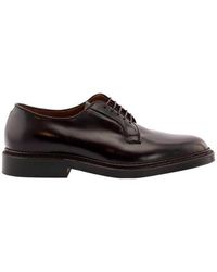 Alden - Plain Toe Derby Shoes - Lyst