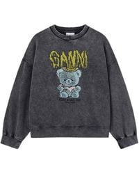 Ganni - Vintage Wash Sweatshirt - Lyst