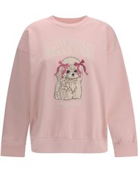 Ganni - Poodle Sweatshirt - Lyst