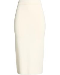 Max Mara - Solid-Color Knitted Skirt - Lyst