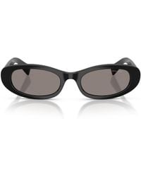 Miu Miu - Eyewear Oval-Frame Sunglasses - Lyst