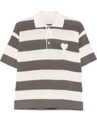 Ami Paris - Ami Short Sleeves Ami De Coeur Polo Shirt - Lyst