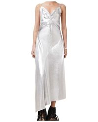 AllSaints - Alexia Strappy Asymmetric Dress - Lyst