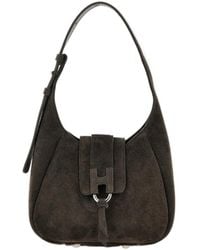 Hogan - Palissandro Suede Shoulder Bag - Lyst