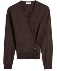 Lemaire - Twisted V Neck Jumper - Lyst
