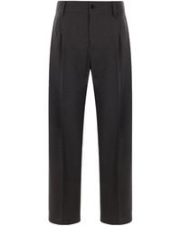 Dolce & Gabbana - Pressed Crease Tailored Trousers - Lyst