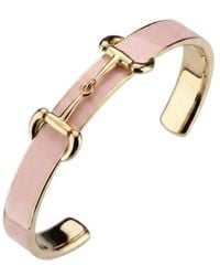 Gucci - Horsebit Bangle Bracelet With Enamel - Lyst