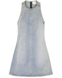 Courreges - Heritage Denim Mini Dress - Lyst