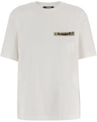 Jacquemus - The Plage Logo Patch T-Shirt - Lyst