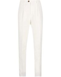 Brunello Cucinelli - Pleated Tailored Pants - Lyst