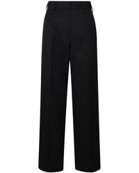 Palm Angels - Side Stripe Detailed Straight Leg Trousers - Lyst