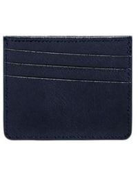 Maison Margiela - Crackled-Leather Four Stitches Card Holder - Lyst