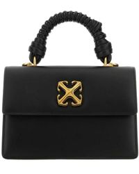 Off White c o Virgil Abloh Gummy Jitney 2.8 Leather Top Handle Bag in Green Lyst