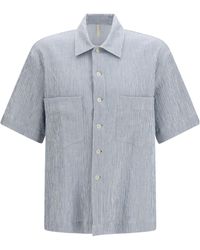 sunflower - Adam Striped Short-Sleeve Shirt - Lyst