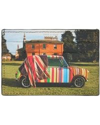 Paul Smith - Stripe Car Print Card Holder - Lyst