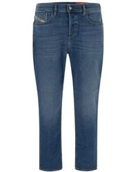DIESEL - Slim-Fit Straight-Leg Jeans - Lyst