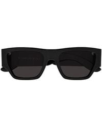 McQueen - Eyewear Rectangle Frame Sunglasses - Lyst