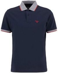 Barbour - Lapel Short Sleeve Polo Shirt - Lyst