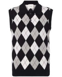 Lisa Yang - Anwen Argyle Cashmere Sweater Vest - Lyst