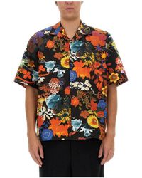 Moschino - Floral Pattern Short-Sleeved Shirt - Lyst