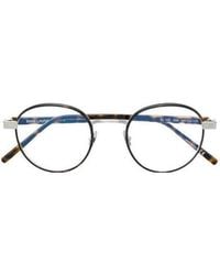 Saint Laurent - Eyewear Round Frame Glasses - Lyst