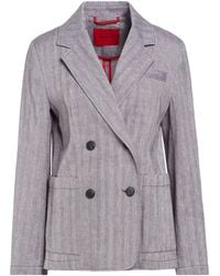 MAX&Co. - Long-Sleeve Double-Breasted Blazer - Lyst